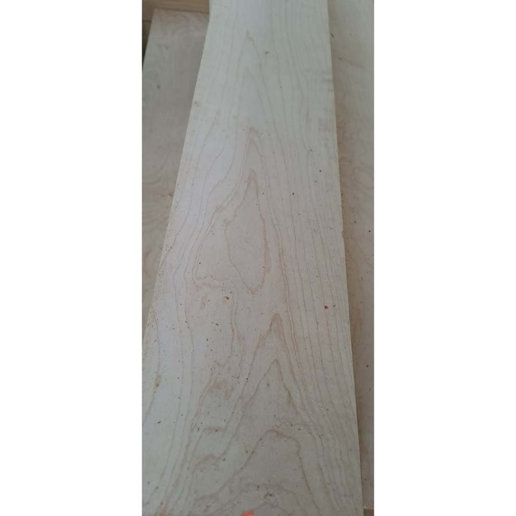 kayu hard maple 2,5 x 11,5 x 90 cm bahan stik billiard, drum, neck gitar, popor, kerajinan, custom, 