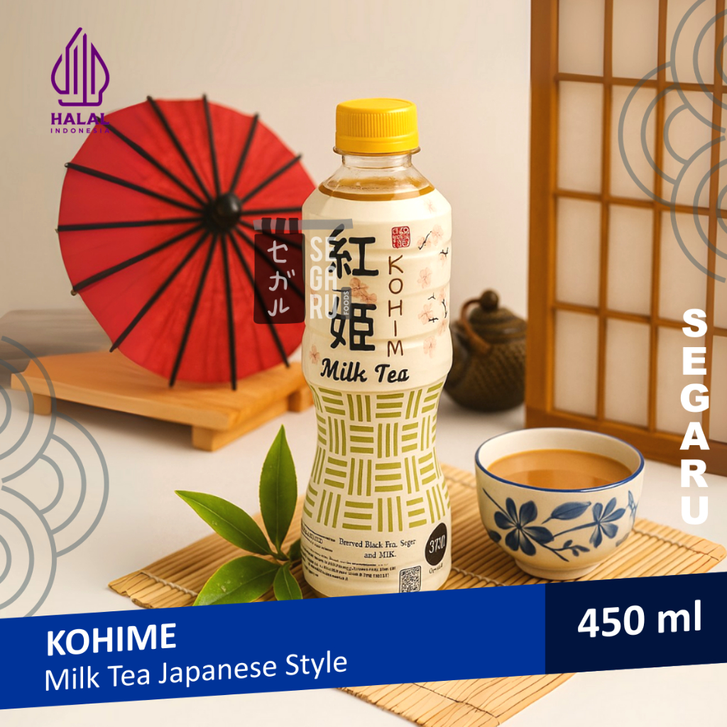 

KOHIME Milk Tea Japan Style | Teh Susu Jepang Nai Cha 450ml