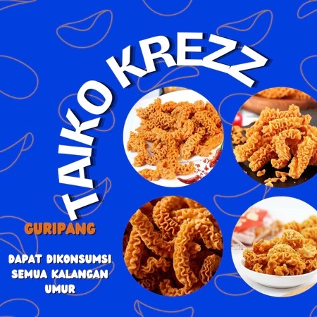 

Taiko Krezz keripik gurita camilan Snack