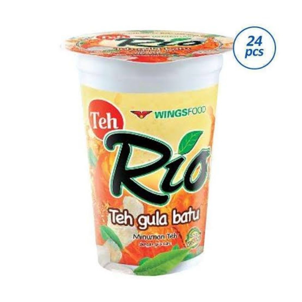 

Teh Rio Gula Batu Cup 180ML ( 1 Dus Isi 24 Cup)