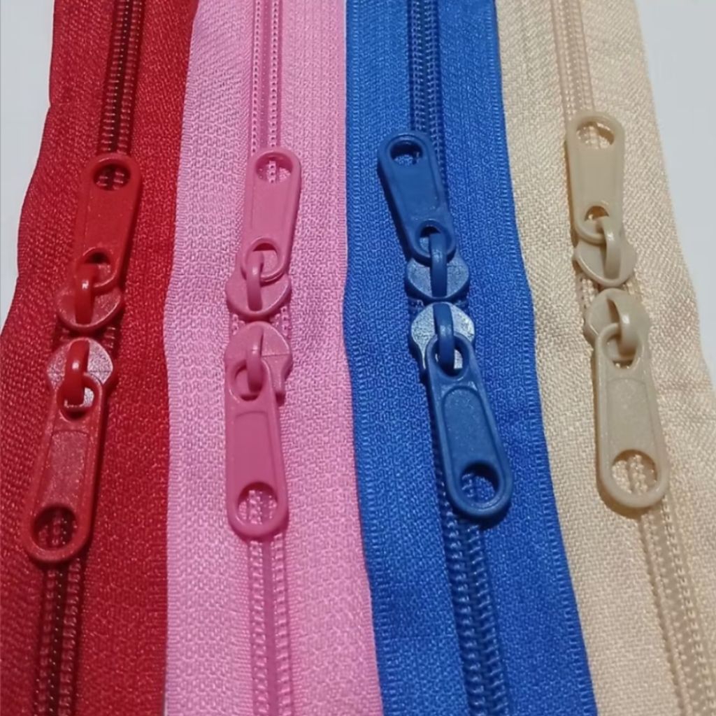 Resleting Tas selempang 2 kepala plastik ACCETAL / Resleting Dompet / Resleting POUCH