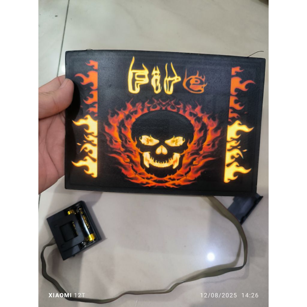 plat lampu sensor suara musik