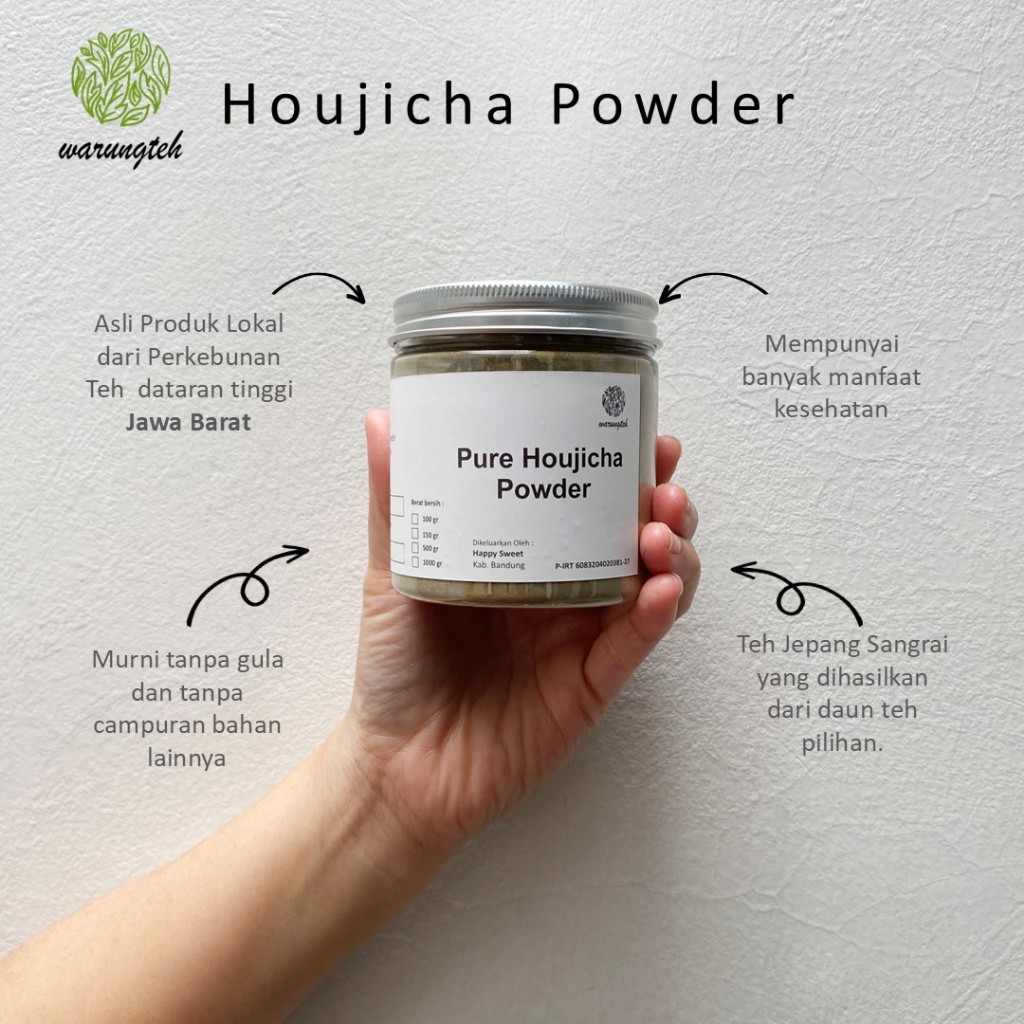 

Pure Hojicha Powder | Bubuk Houjicha Murni | Warungteh