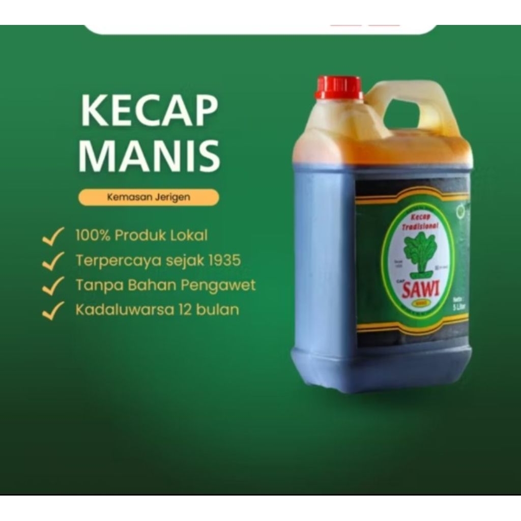 

Kecap SAWI jurigen 5L PROMO