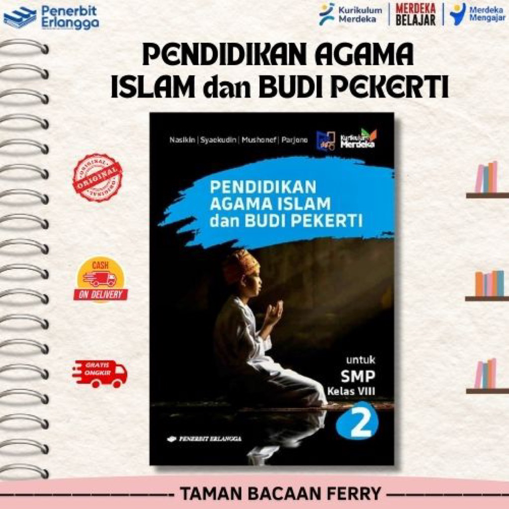 Buku Pendidikan Agama Islam (PAI) SMP/MTs Kelas 2 - Penerbit Erlangga