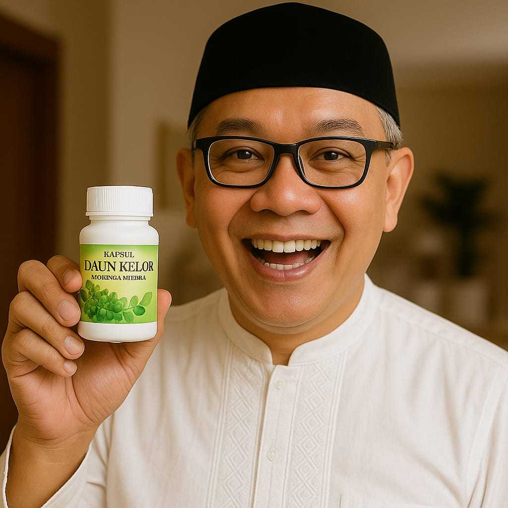 Kapsul Daun Kelor Kelora Asli