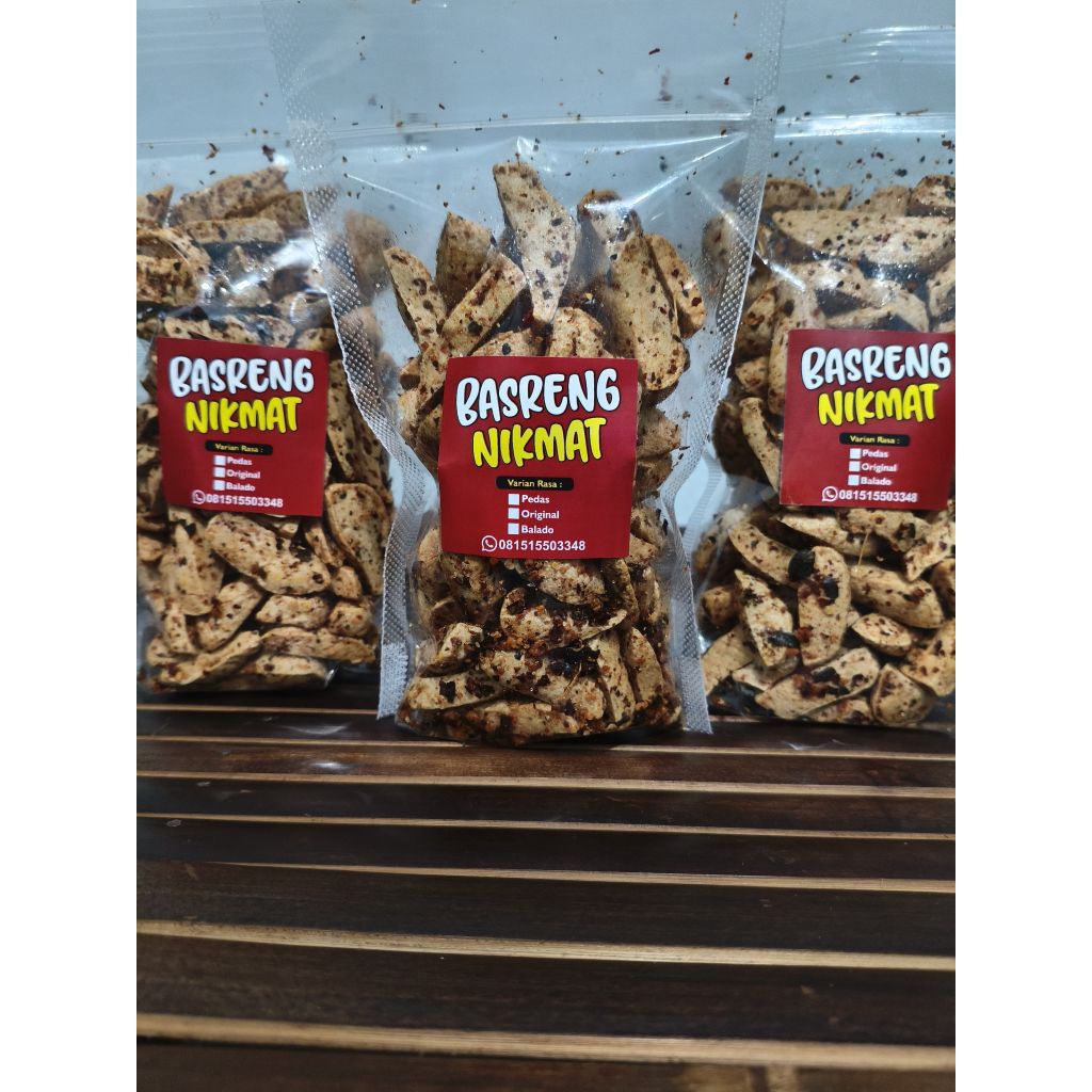 

basreng pedas daun jeruk 150 gram