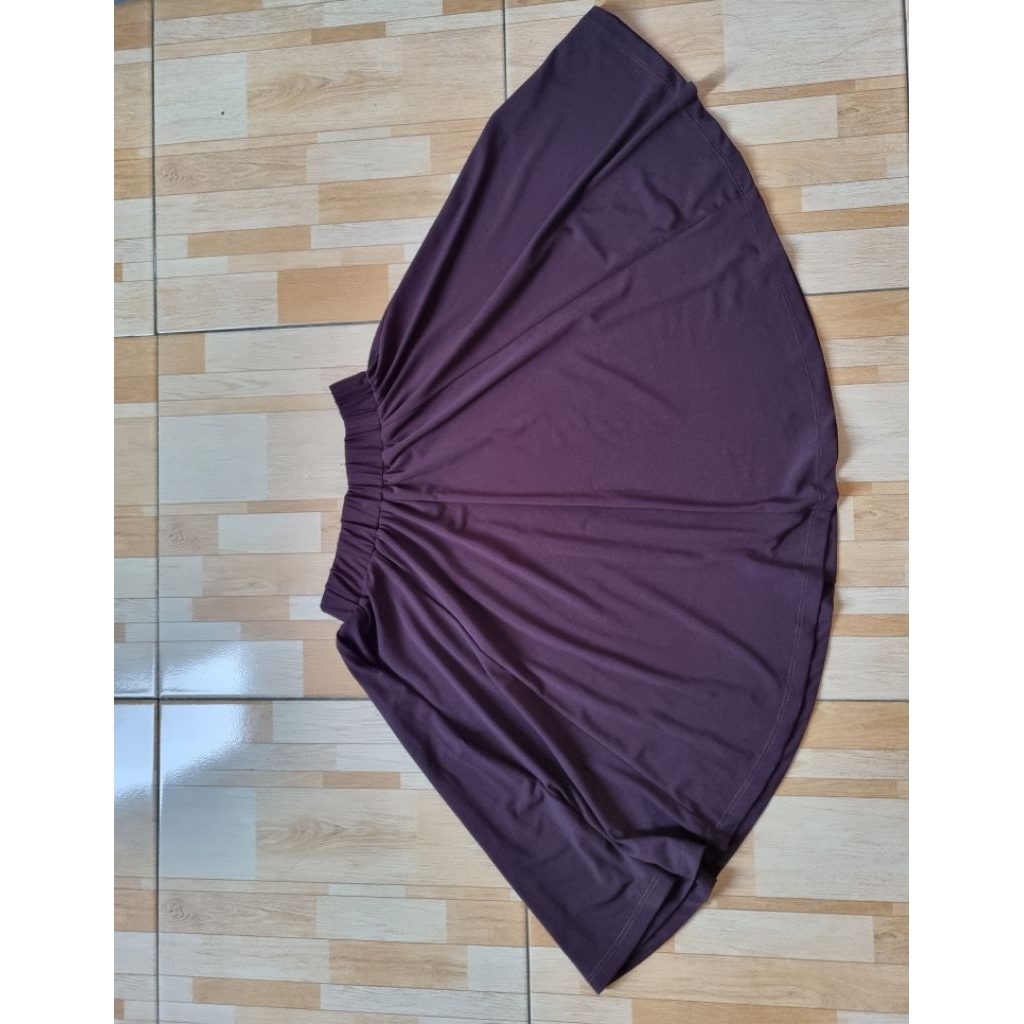 PL mini skirt rok coklat pendek