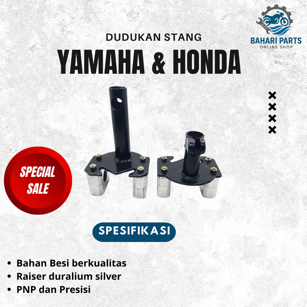 Dudukan stang RZR HONDA vario astrea genio supra YAMAHA mio gt mio smile soul gt jupiter mx mx king