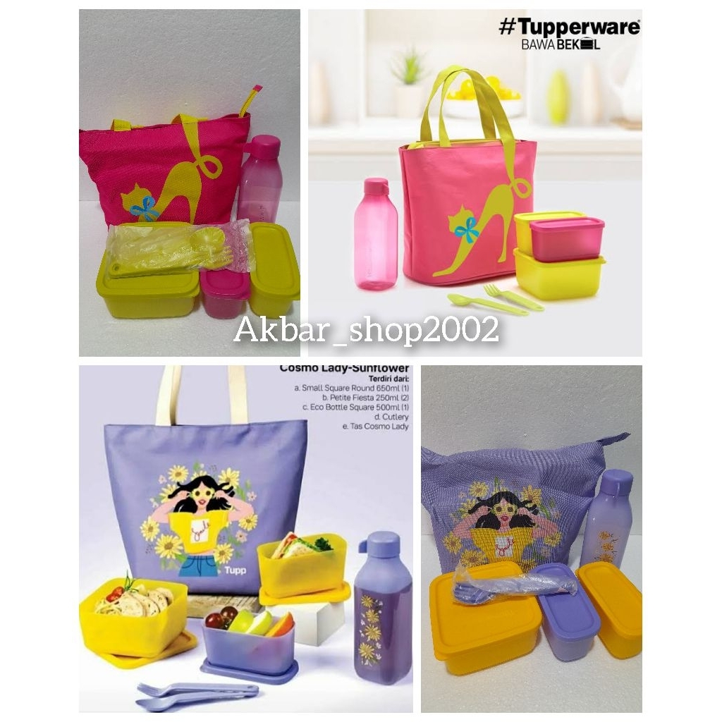 Tupperware tas bekal cosmolady set