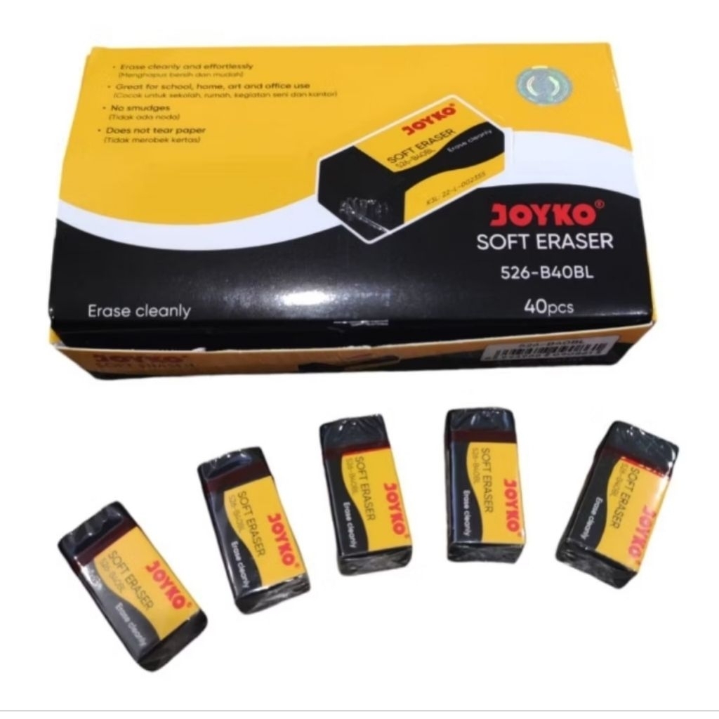 

Eraser Penghapus Joyko Type EB-30( 30 pcs/Box)