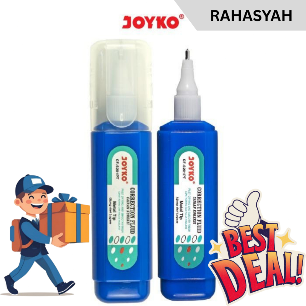 

Correction Fluid Cairan Koreksi Penghapus Cair Joyko CF-S201PT tip-x