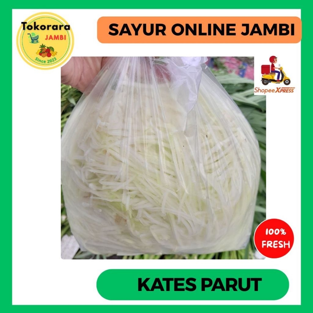 

INSTAN Sayur Kates Parut /kates muda parut-tokorara.jambi