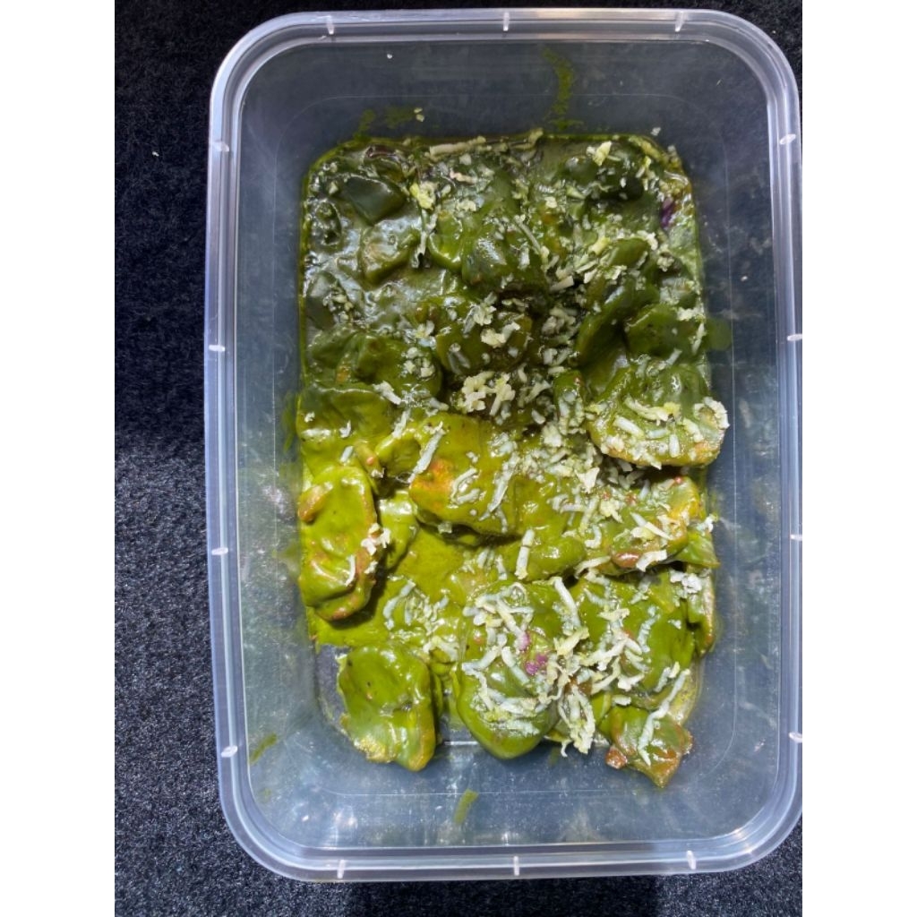 

kripik pisang lumer rasa green tea