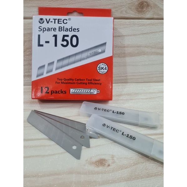 

V-TEC REFILL CUTTER TYPE L-150 - ECER (1 tube > 5 pisau)
