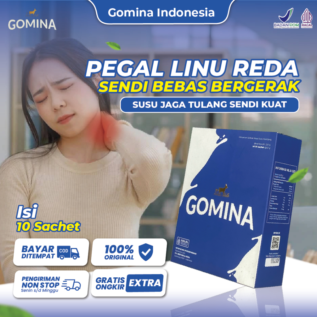 

GOMINA Susu Kambing Etawa - Bantu Menguatkan Sendi dan Hilangkan Nyeri Lutut 100% ORIGINAL