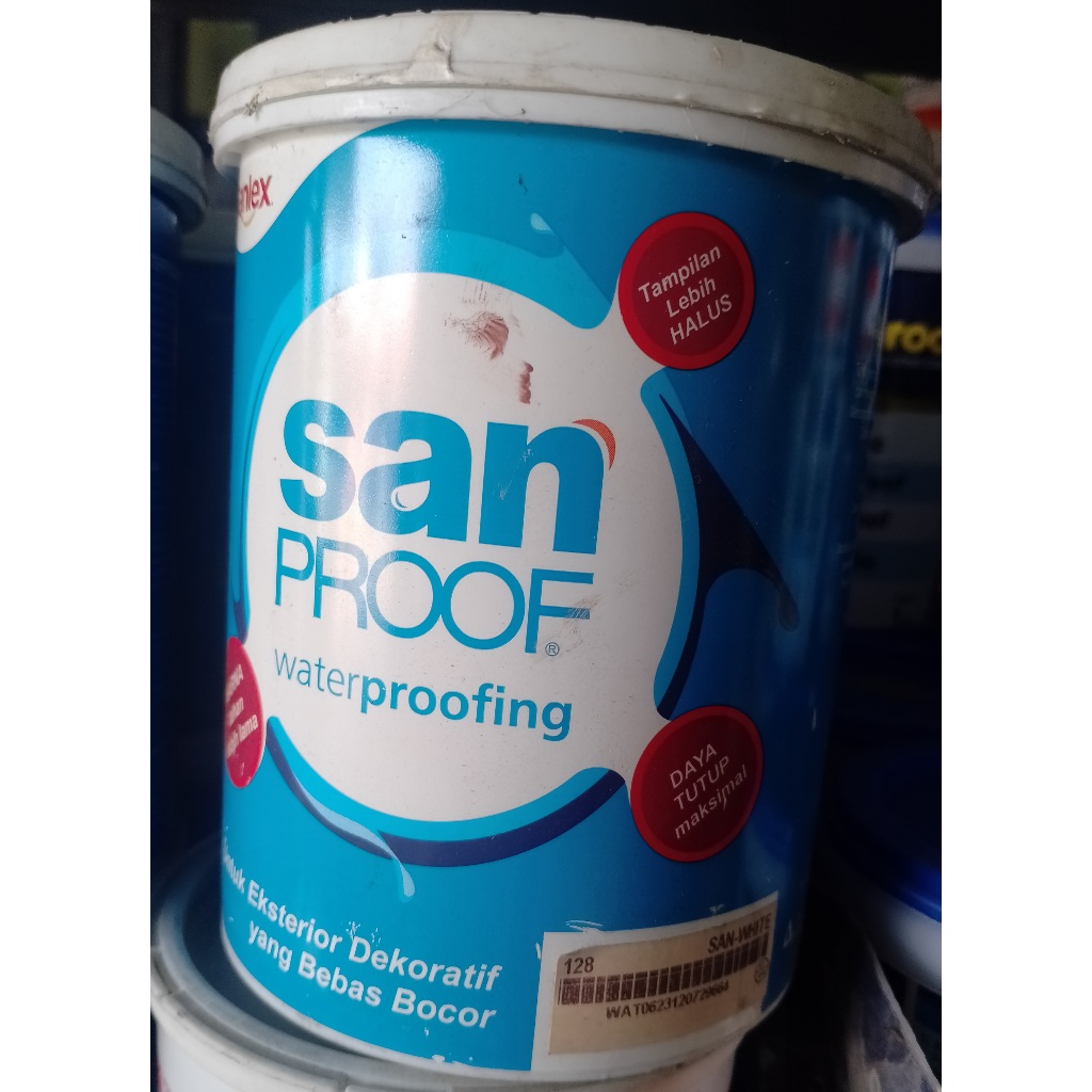 Sanproff Cat Pelapis Antibocor Waterproofing 1Kg Sanlex Brand / Cat Tembok Sanlex 1 Kg