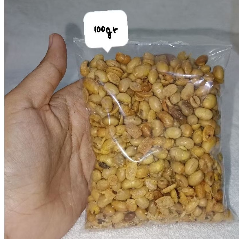 

Camilan kacang kedelai goreng 100gram asin gurih renyah garing enak murah