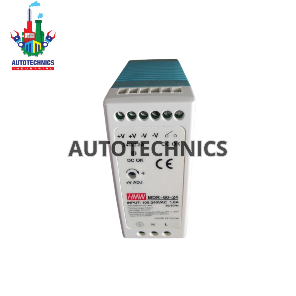 MDR-60-24 HMW 60Watt 24Vdc DIN RAIL POWER SUPPLY