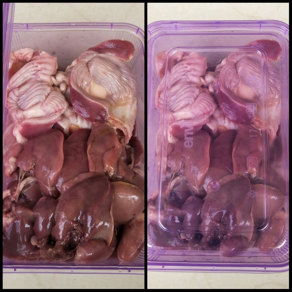 

Ati rempelok ayam fresh isi 8pcs per box