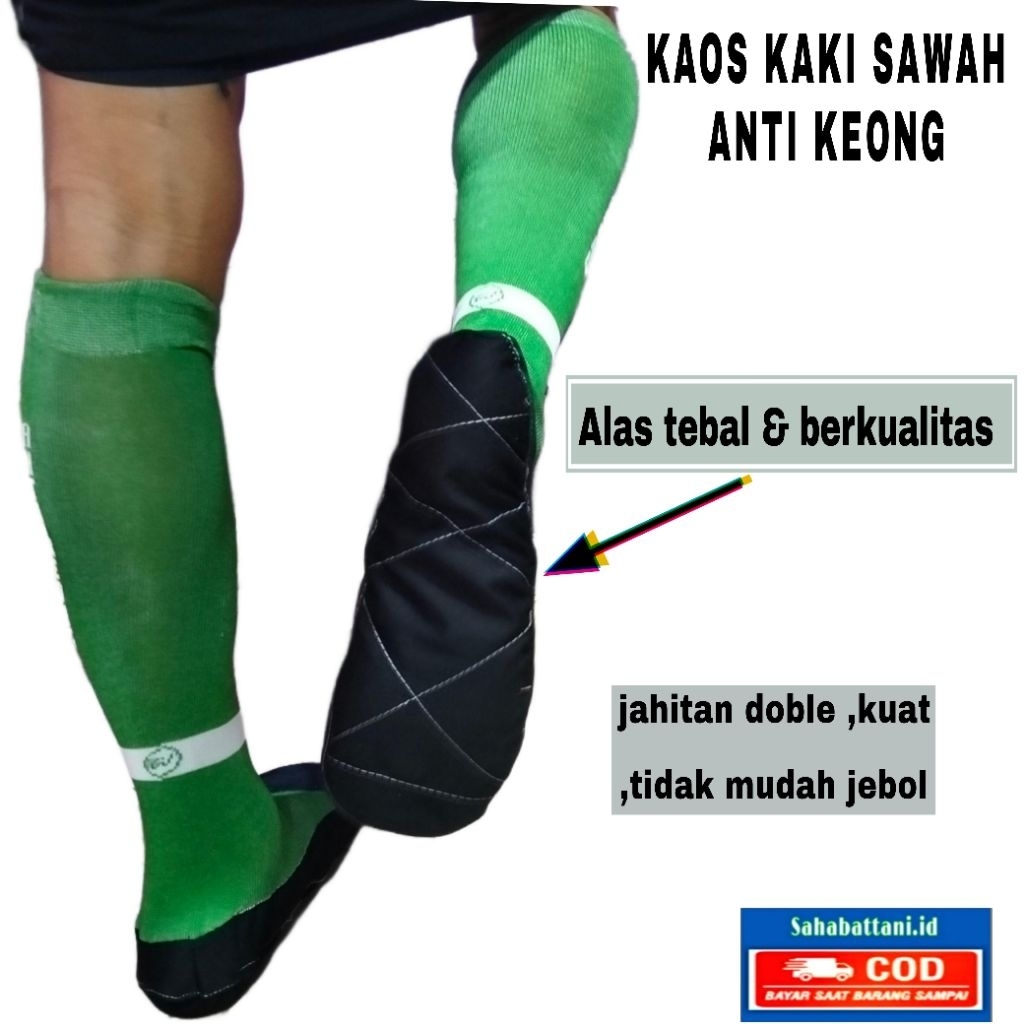 Kaos kaki sepatu sawah anti keong Alas tebal berkualitas / kaos kaki panjang tebal petani pertanian 