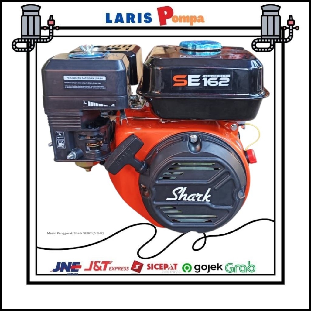 Mesin Penggerak Shark SE162 (5.5HP)