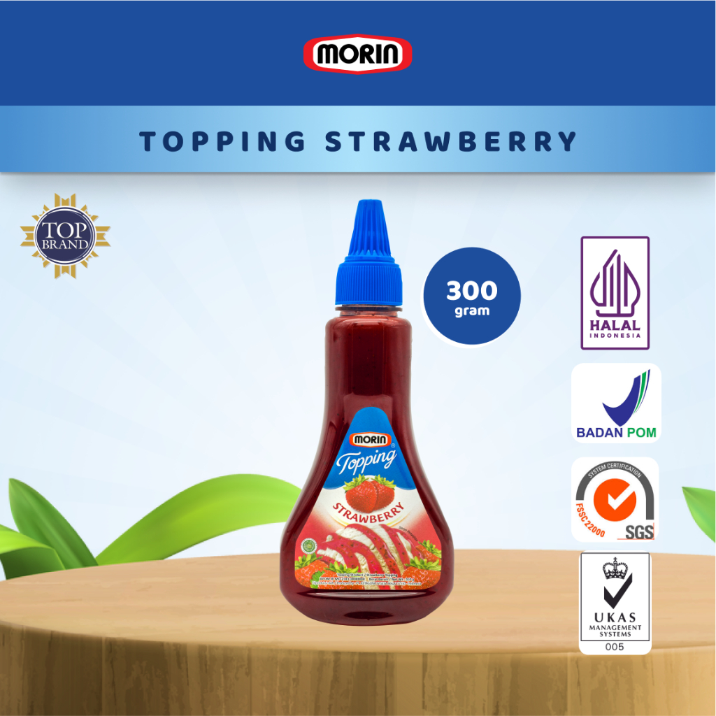 

Morin Topping Stroberi 300 Gr