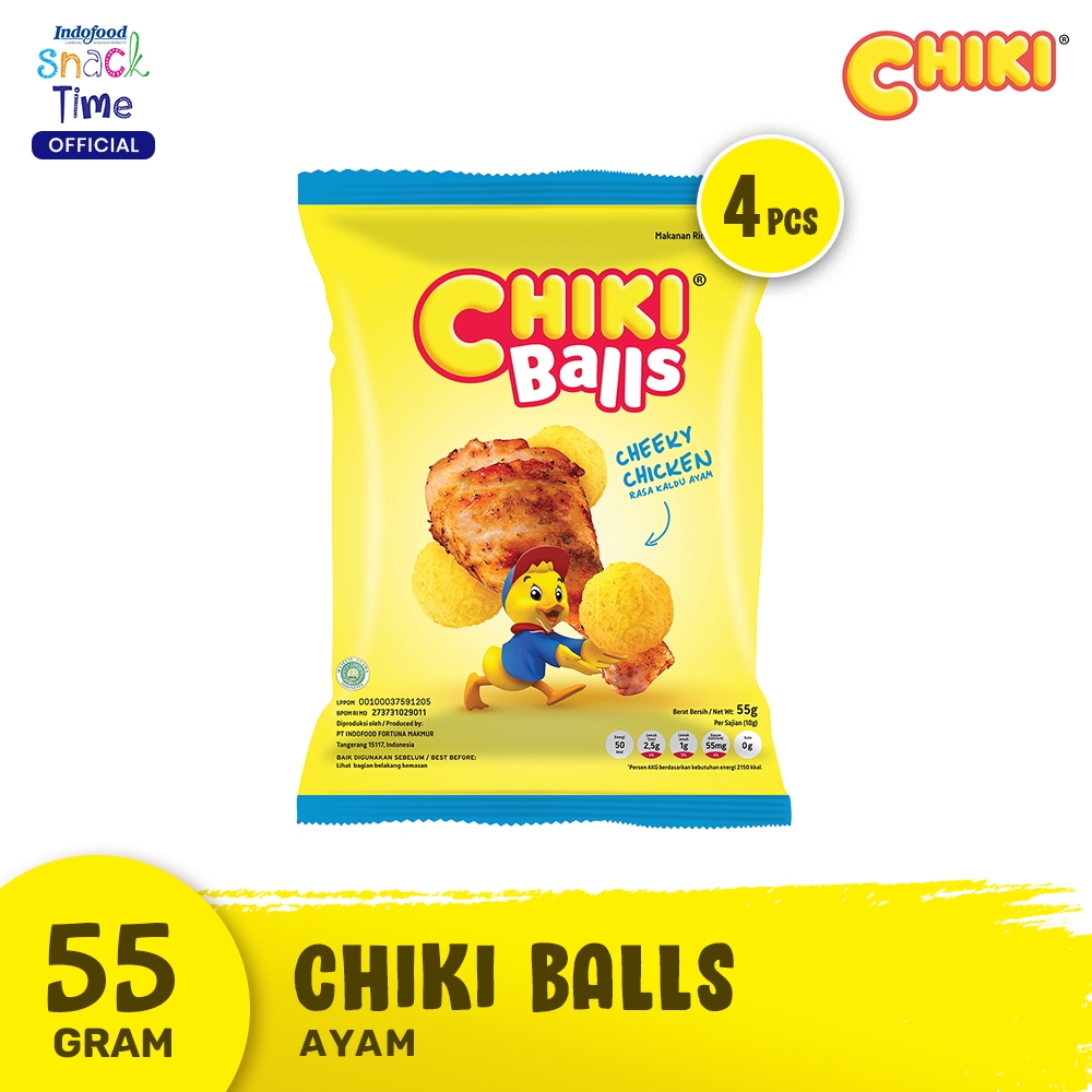 

Chiki Ball Ayam 55 Gr - 4 Pcs
