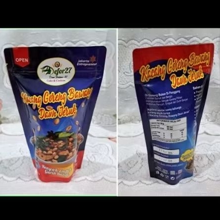 

Kacang Goreng Bawang Daun Jeruk - Standing Pouch 200g