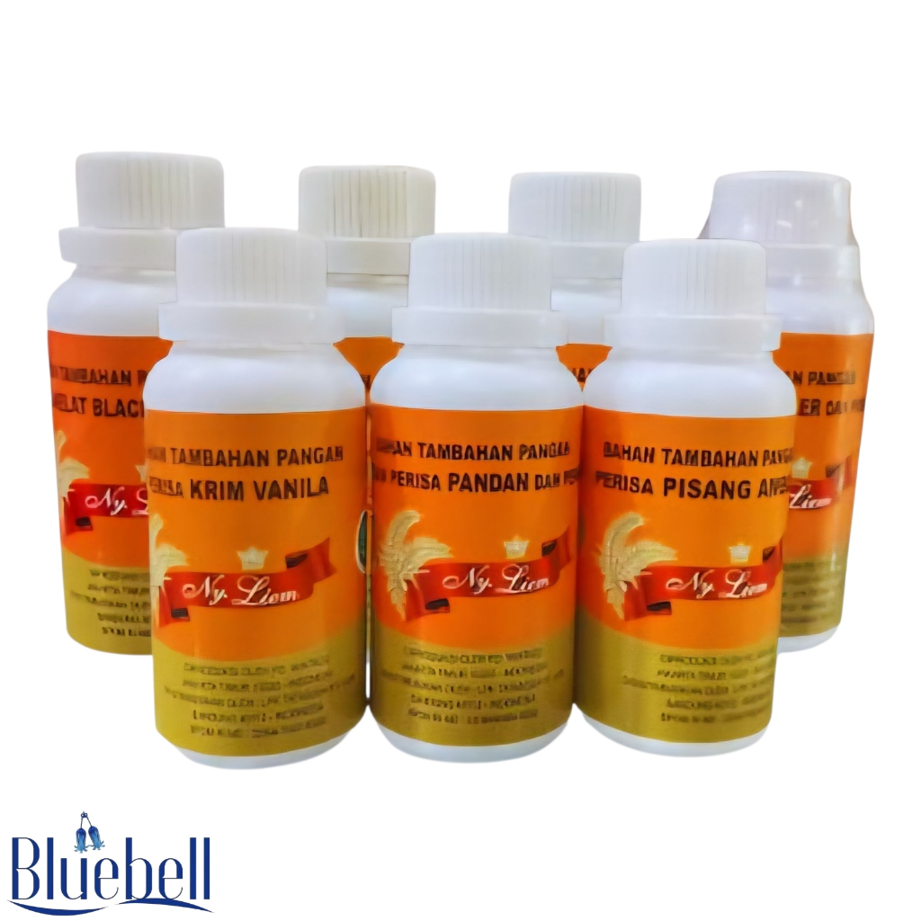 

Ny. Liem Bahan Tambahan Pangan Perisa Makanan 100 gram Penyedap Kue Varian Pandan Red Velvet Greentea