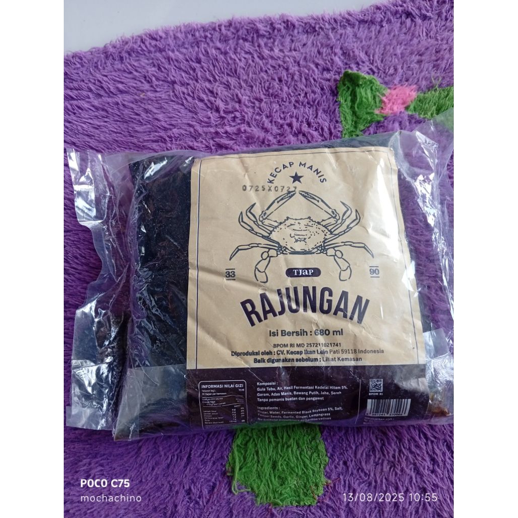 

Kecap Rajungan khas pati 680ml