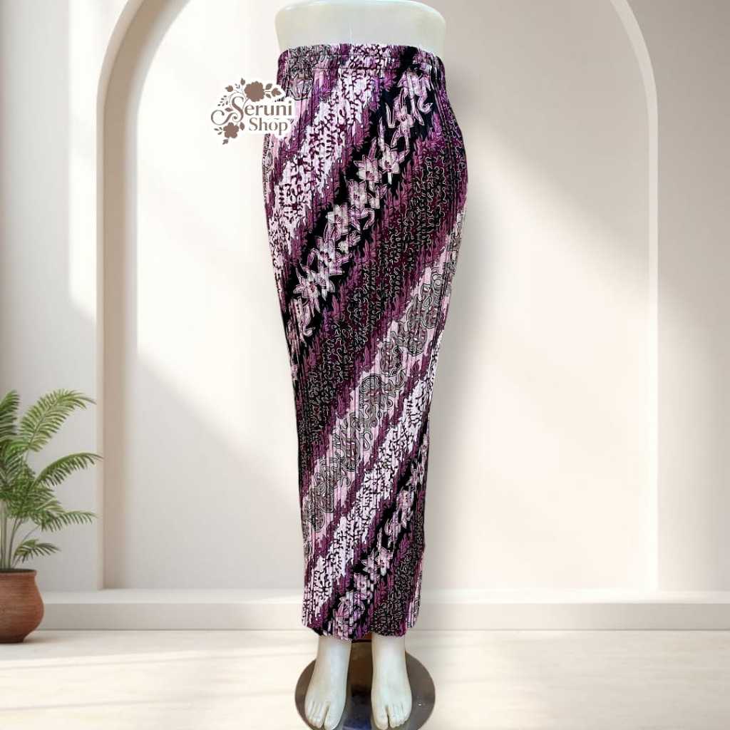 PROMO ROK PLISKET BATIK MOTIF TERBARU | ROK PLISKET BATIK BAWAHAN KEBAYA | GRATIS ONGKIR - COD