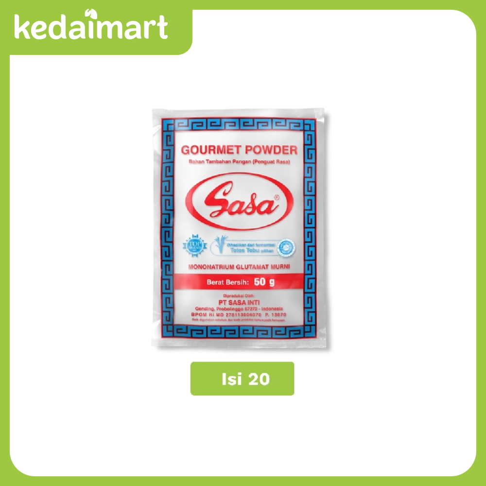 

Penyedap Rasa Sasa Pack Isi 20 x 50 Gram