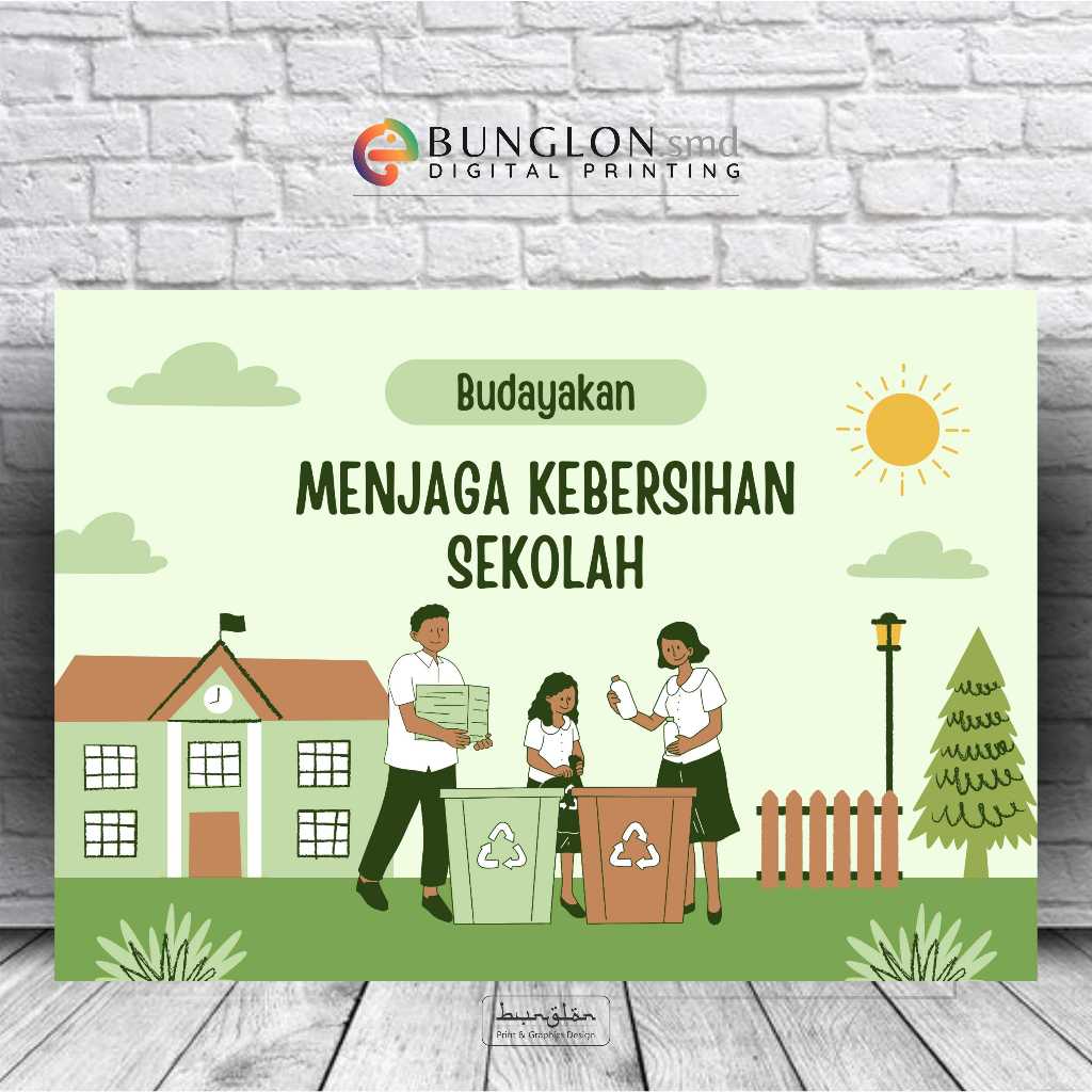 

Poster Menjaga Kebersihan Sekolah