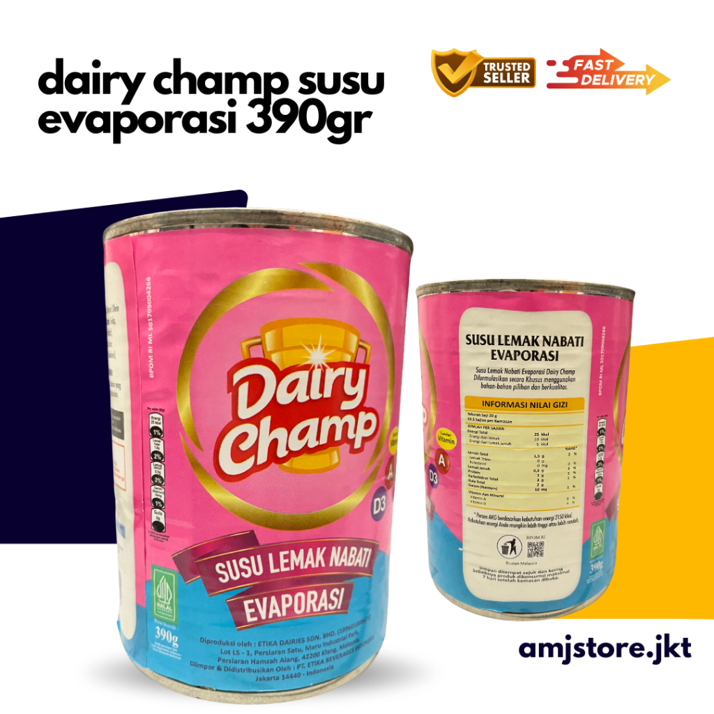 

Dairy Champ Susu Evaporasi 390gr