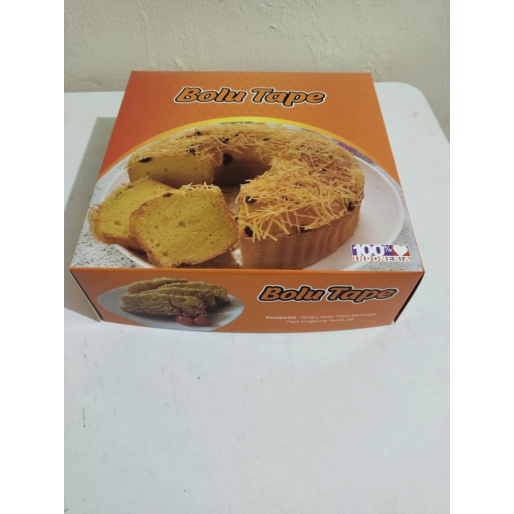

Box/dus kue bolu tape isi 50pcs