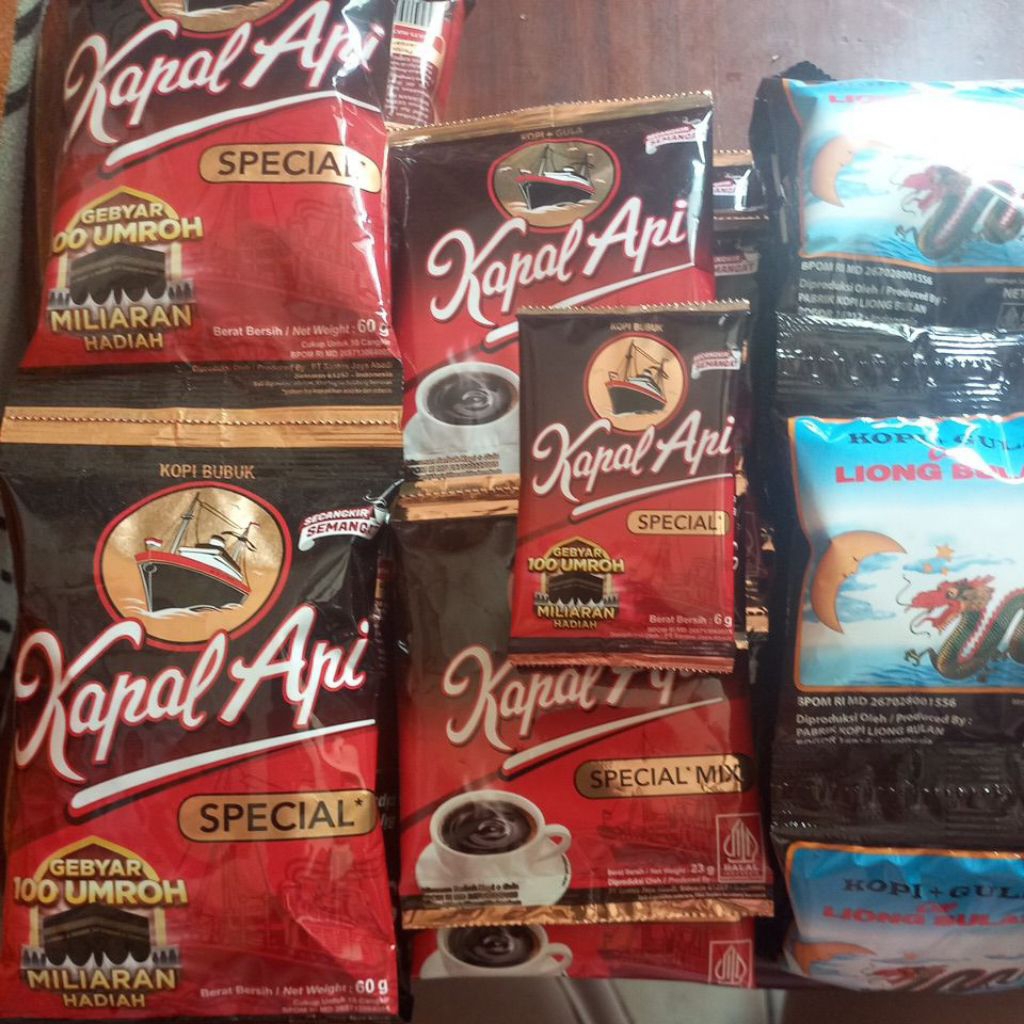 

Kapal Api Kopi Bubuk Sachet