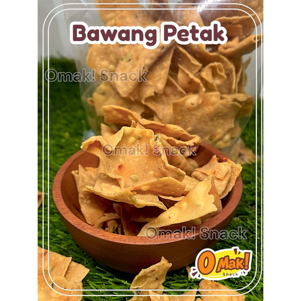 KUE BAWANG PETAK 1 KG - BAWANG PETAK KAMPUNG 1 Kg - KUE BAWANG PEDAS