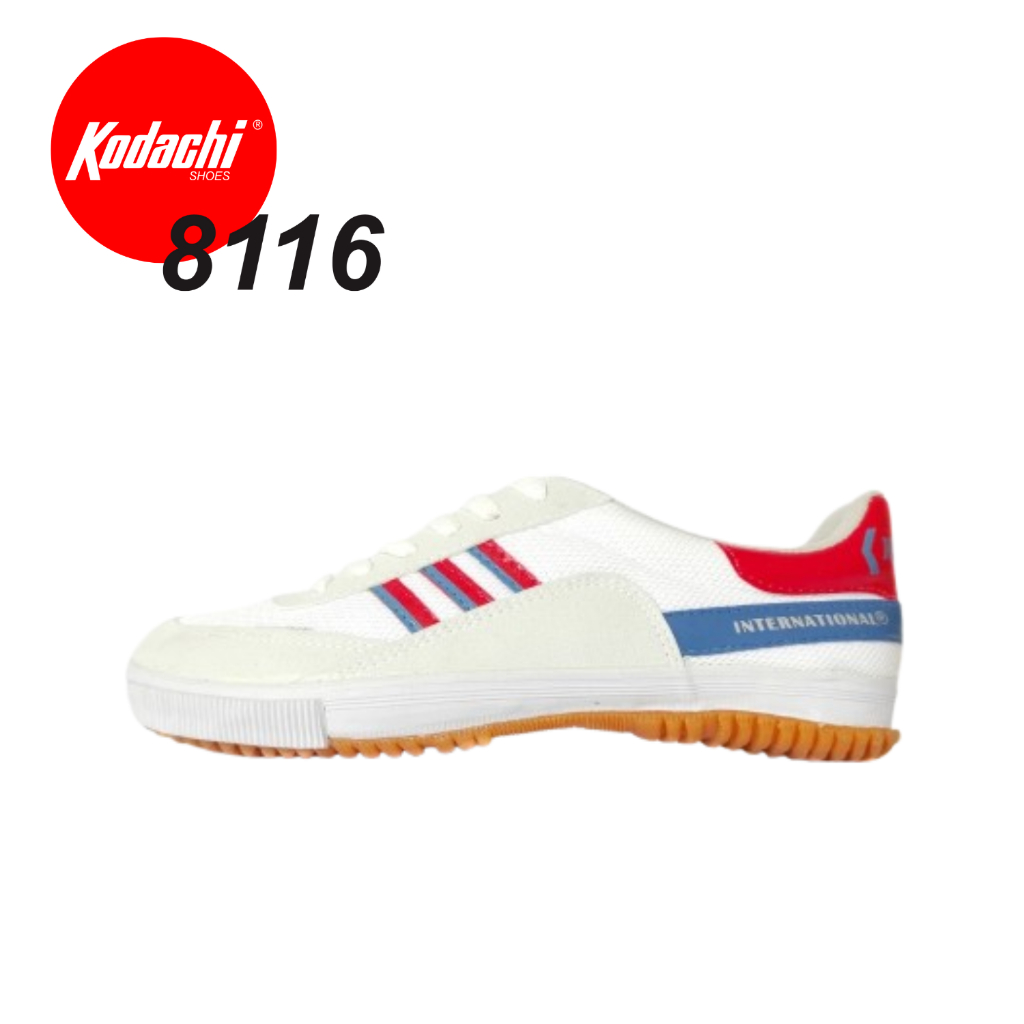 Sepatu Kodachi 8116  Merah Biru 8116  Red Blue Kodachi 8116 Badminton Oldskool Toko Lawas Berkelas