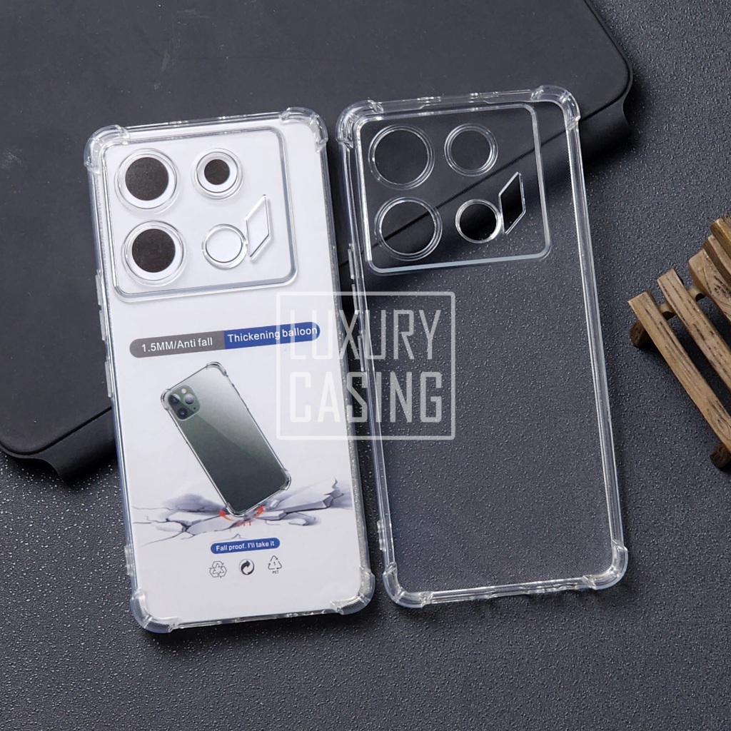 Premium Case Anticrack Tebal Clear Case Bening Pelindung Kamera Kompatibel For Infinix GT 30 Infinix