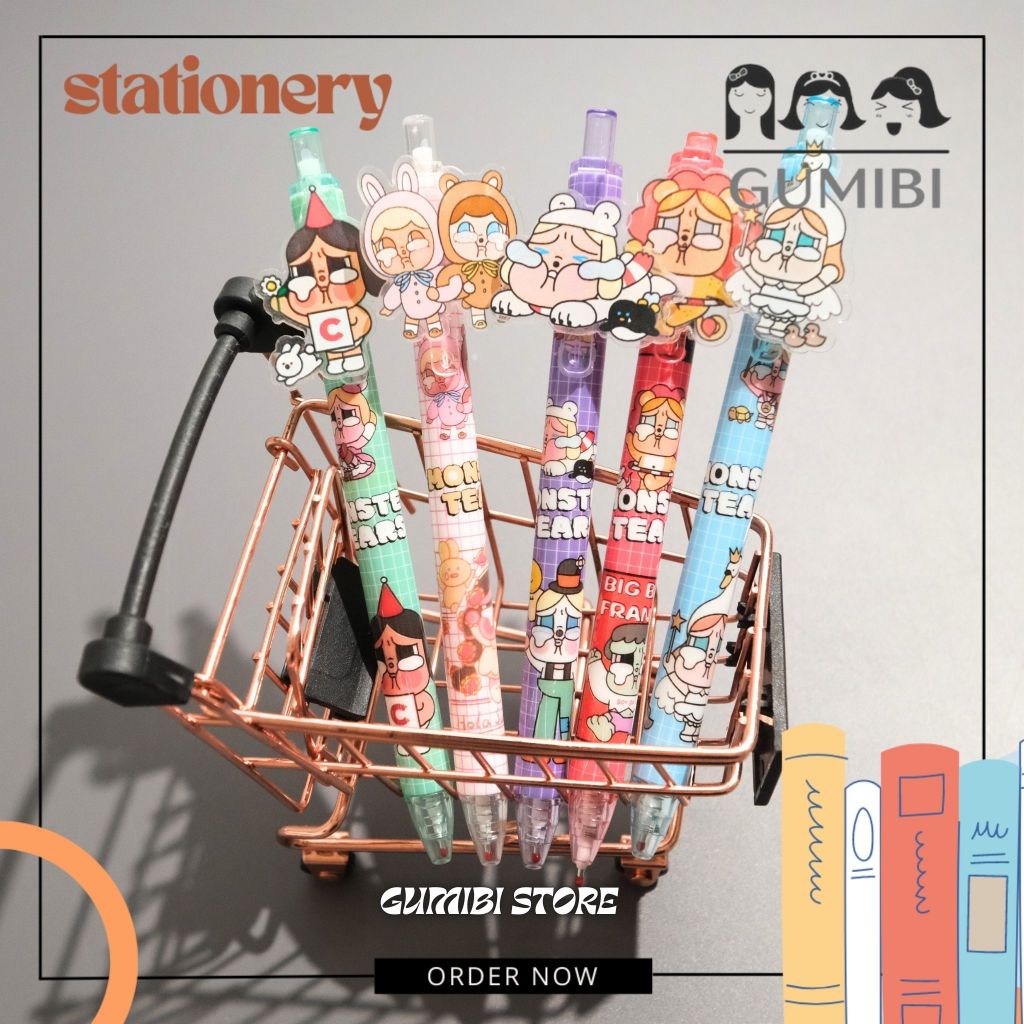 

PULPEN CETEK CRY BABY AKRILIK GEL PEN MEKANIK AKRILIK ACRYLIC CRY BABY POWER PUFF PULPEN LUCU IMUT ANAK ALAT TULIS SEKOLAH