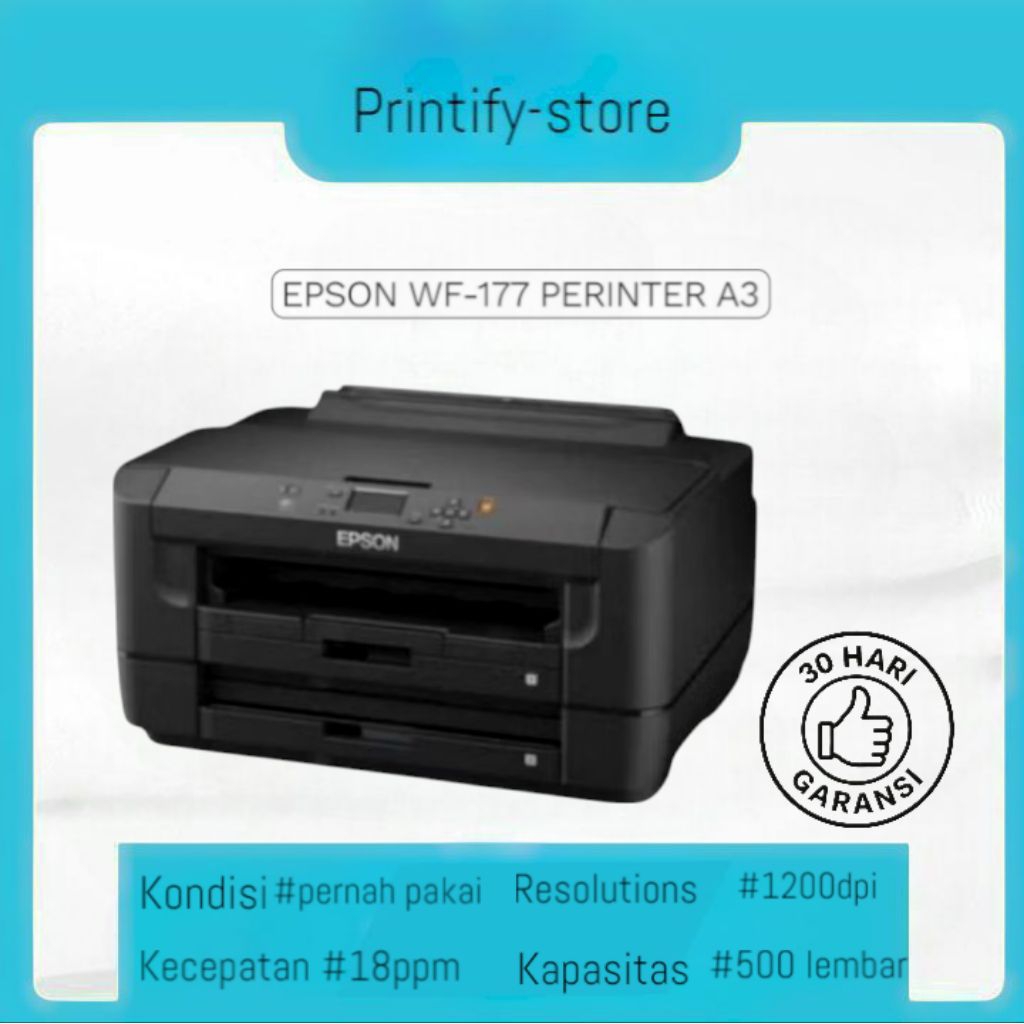 printer Epson wf-7111 A3 bergaransi