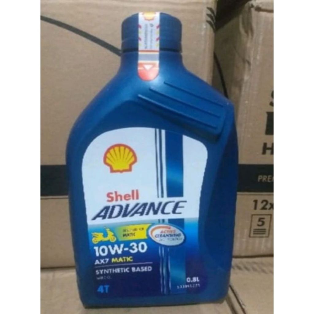 Oli mesin shell advance  ax7 10w 30w/oli Shell