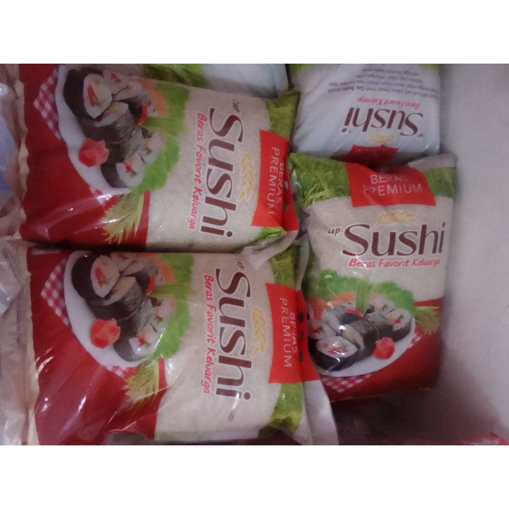 

beras sushi beras pulen 5kg merah