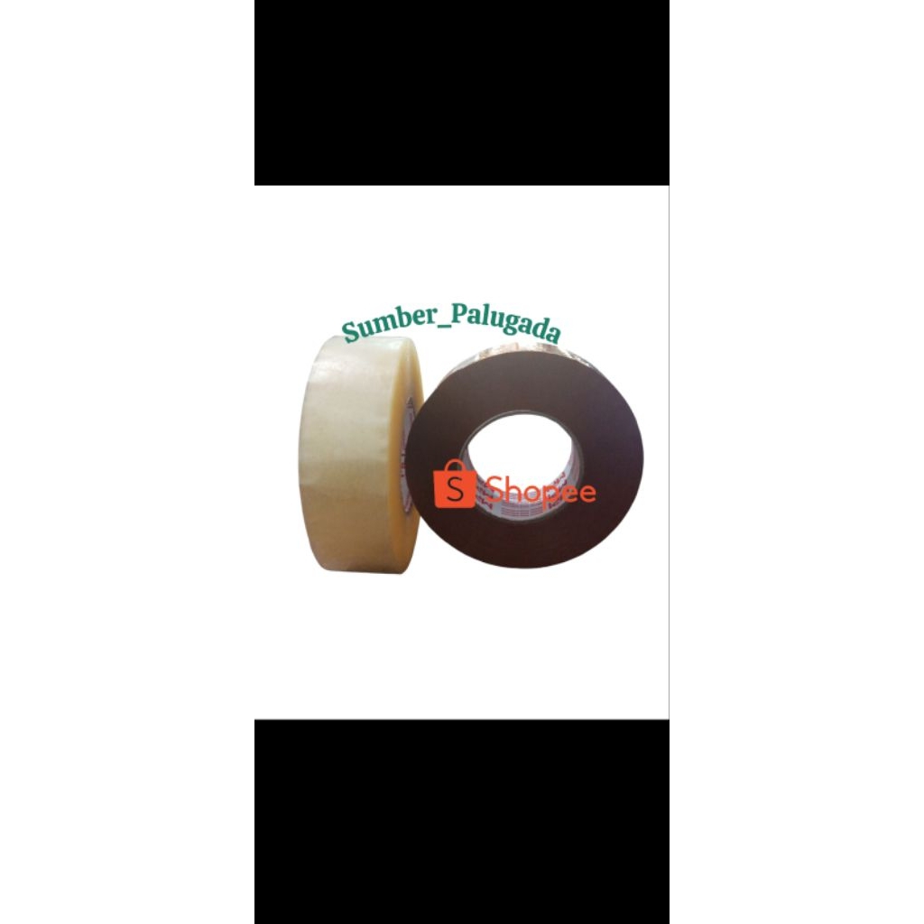 

lakban/isolasi bening/coklat 45mm x 500 yard