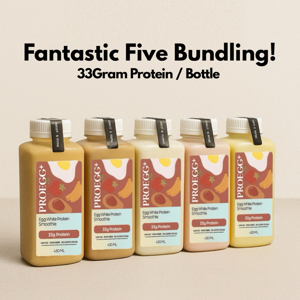 

Bundling 5 Proegg Protein dari Jus Putih Telur dan Buah Asli