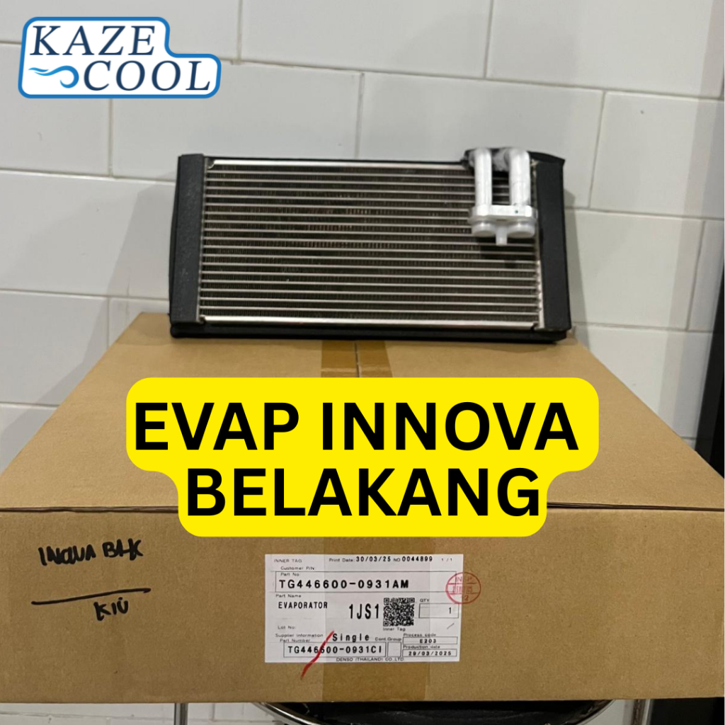 Evap Evaporator Cooling Coil Ac Mobil Toyota Kijang INNOVA BELAKANG DENSO ASLI