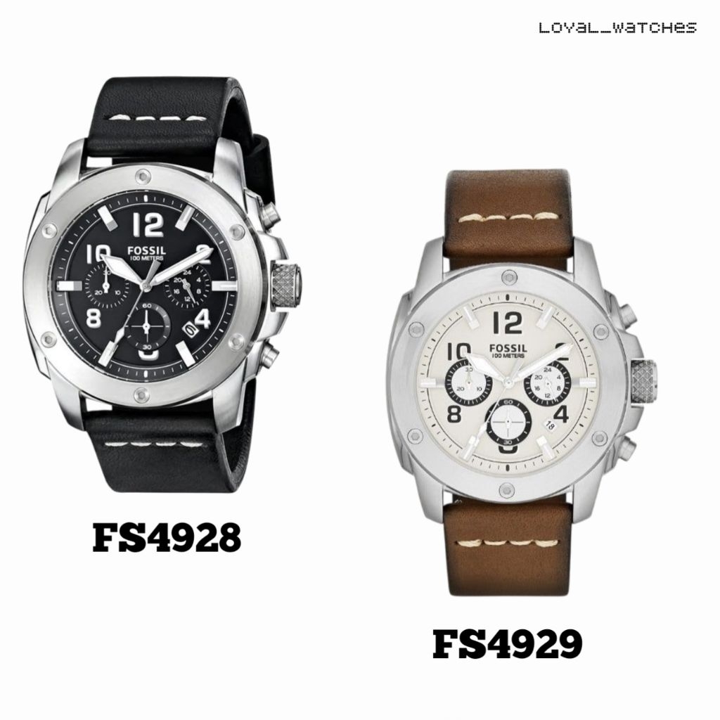 JAM TANGAN COWOK LEATHER TYPE FS4928, FS4929
