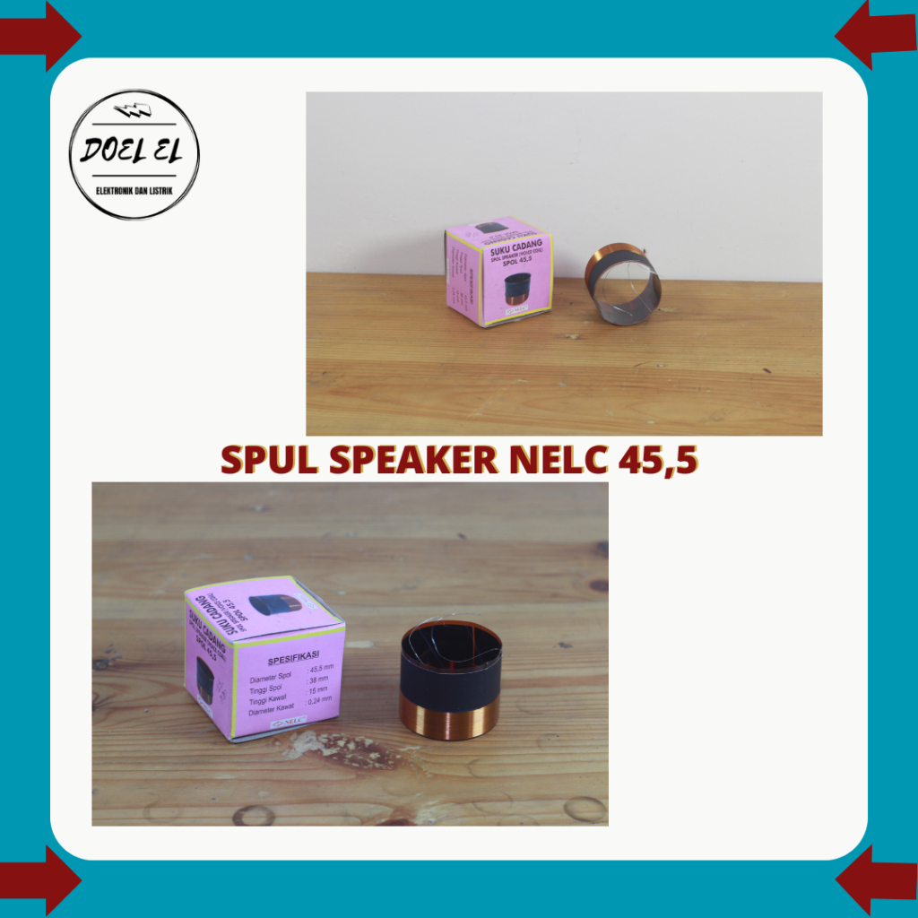 SPUL SPEAKER 45,5 BOBIN KAPTON ORIGINAL NELC