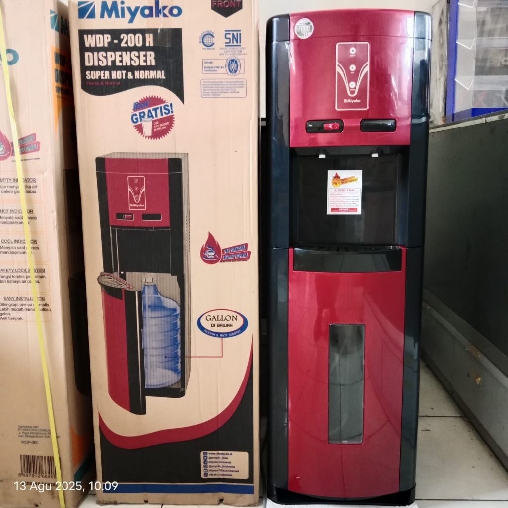Dispenser Miyako Galon Bawah WDP-200 H / Dispenser galon bawah MIYAKO WDP 200 H